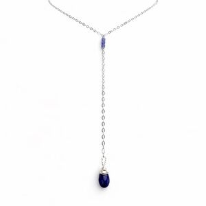 L7260 Tanzanite Lariat Necklace